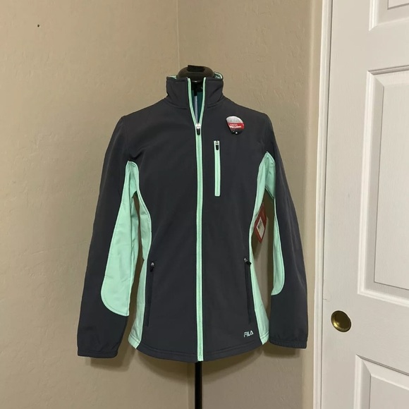Fila Bonded Jacket green and grey - Picture 1 of 4